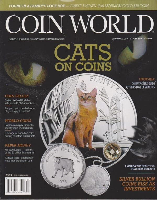 Coin World Magazine July 2016