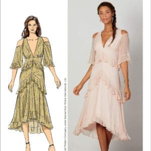 McCall's Patterns McCall's Women's Loose Fitting Pleated Layer Dress by Nicole Miller, Sizes 14-22 Patterns