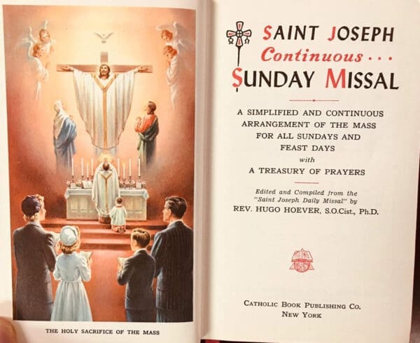 Saint Joseph Continuous Sunday Missal a Simplified & Continuous Arrangement of the Mass - Image 3