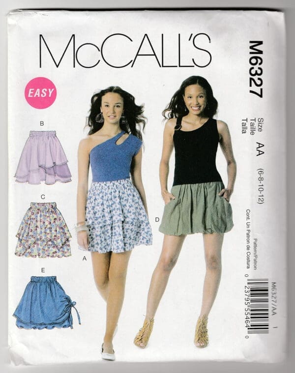 McCall's Patterns M6327 Misses' Skirts, Size E5 (14-16-18-20-22) - Image 3