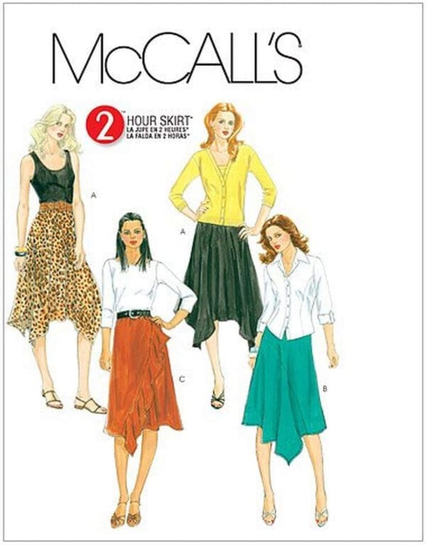 McCall's Patterns M6126 Misses' Skirts, Size AA (6-8-10-12)