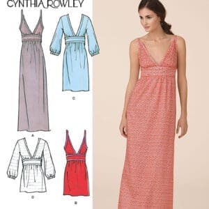 Simplicity Sewing Pattern 2587 Misses Dresses, P5 (12-14-16-18-20)