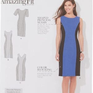 Simplicity 1586 Women's Fit Dress Sewing Pattern, Sizes 10-18