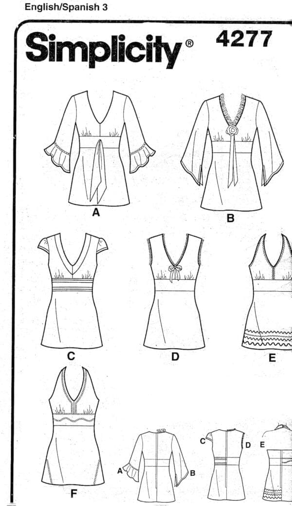 Simplicity Pattern 4277 Khaliah Ali Collection Misses/ Women's Tunics Size AA (10-18) - Image 4