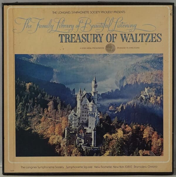 The Longines Symphonette Society Proudly Presents The Family Library of Beautiful Listening "Treasury of Waltzes"