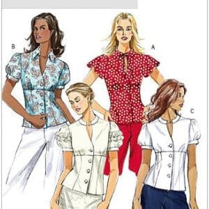 BUTTERICK PATTERNS B4985 Misses' Top, Size AA (6-8-10-12)