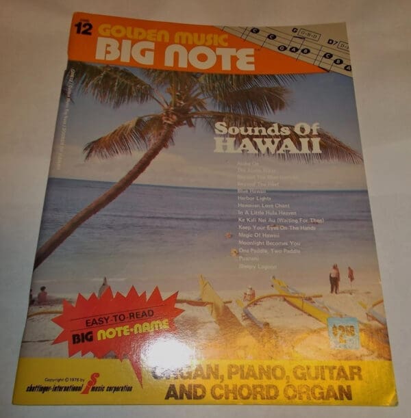 Golden Music Big Note Sounds of Hawaii