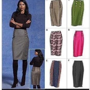 DistiKem(TM) Vogue Patterns V8603 Misses Skirt Size AA (6-8-10-12)