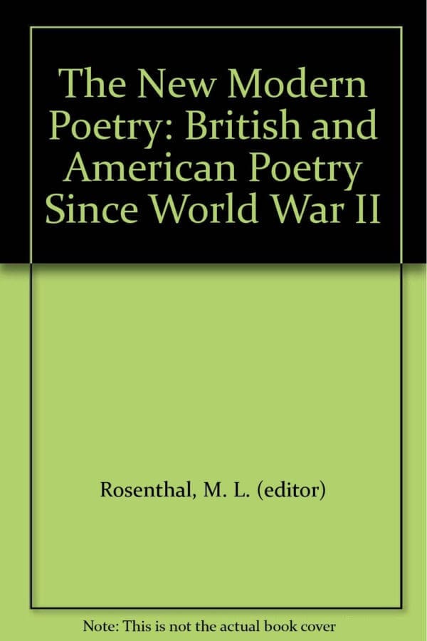 The New Modern Poetry: British and American Poetry Since World War II - Image 2