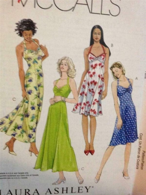 McCall's Patterns M4444 Misses'/Miss Petite Dresses, Size BB (8-10-12-14)