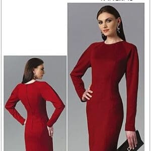 VOGUE PATTERNS V8744 Misses' Dress, Size AA (6-8-10-12)