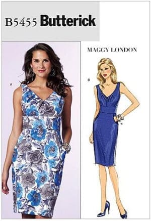 BUTTERICK PATTERNS B5455 Misses' Dress, Size AA (6-8-10-12)