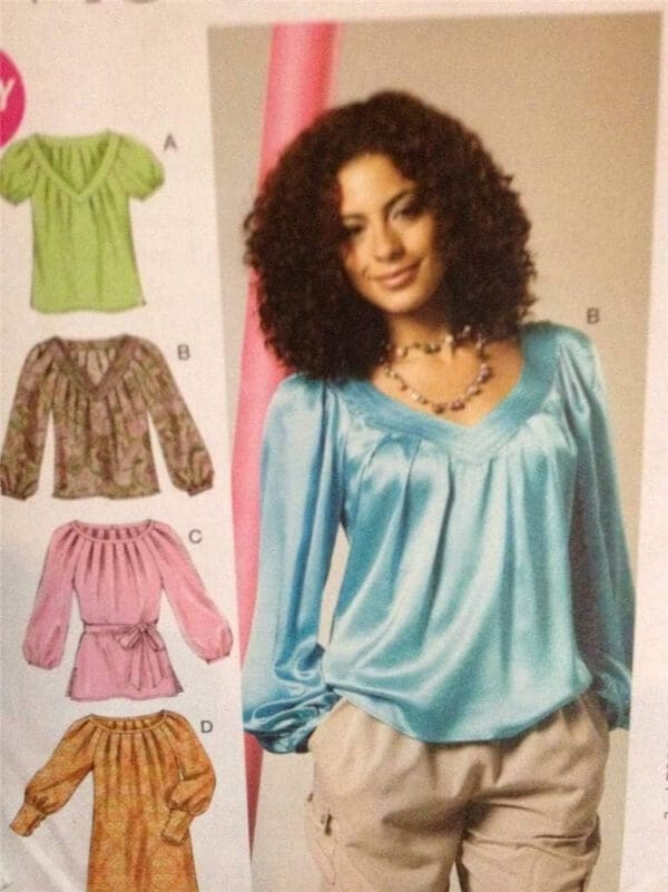 McCall's Patterns M6470 Misses' Tops, Tunic, Belt and Dress, Size Y (XSM-SML-MED)