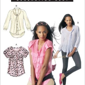 McCall Patterns M6512 Misses' Blouses, Size DD (12-14-16-18)
