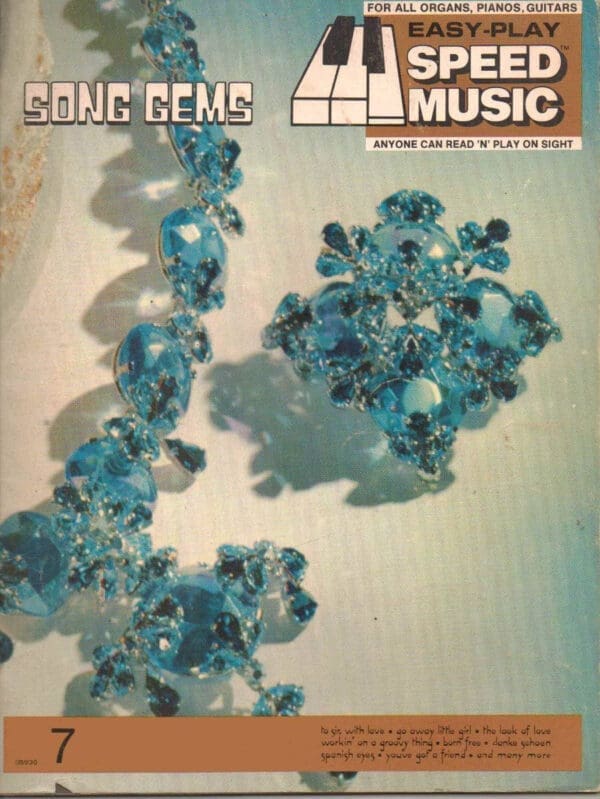 Easy-play Speed Music (Song Gems, 7) (For All Organs, Pianos, Guitars)