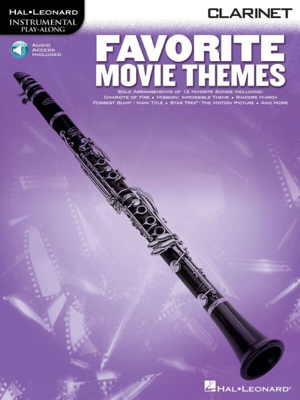 Favorite Movie Themes - Clarinet Play-Along (Book/Online Audio)