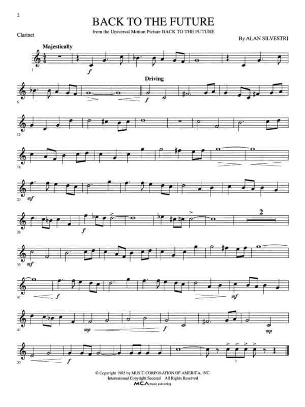 Favorite Movie Themes - Clarinet Play-Along (Book/Online Audio) - Image 5