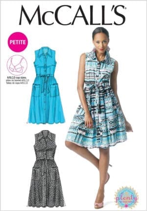 McCall Patterns M6506 Misses'/Miss Petite Dress, Size B5 (8-10-12-14-16)