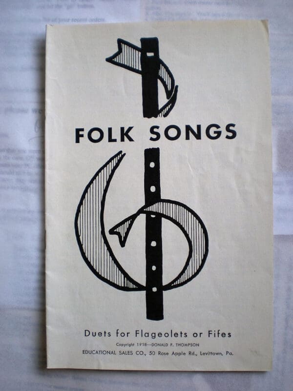 FOLK SONGS DUETS FOR FLAGEOLETS OR FIFES