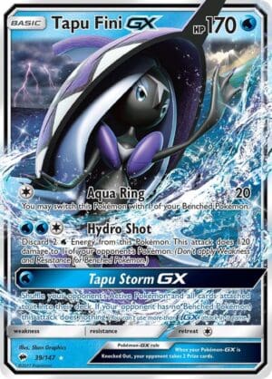 Tapu Fini GX - SM - Burning Shadows (SM03)