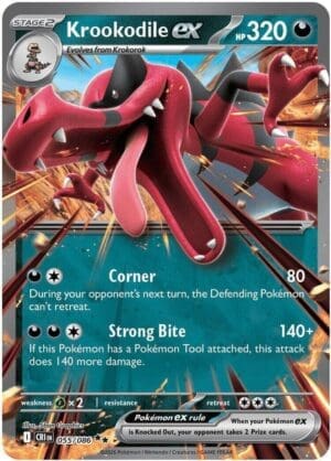 Krookodile ex - ME04: Chaos Rising (CRI)
