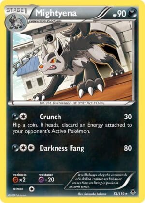 Mightyena - XY - Phantom Forces (PHF)