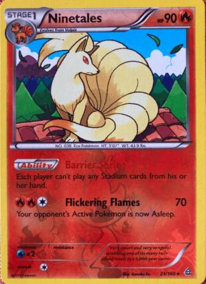 Ninetales - XY - Primal Clash (PRC) (Reverse Holofoil)
