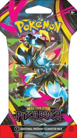 Pitch Black Sleeved Booster Pack - ME05: Pitch Black (ME05)